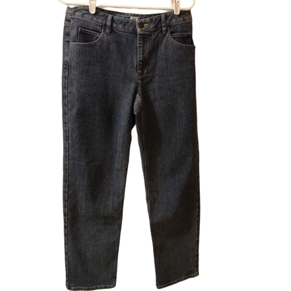 VTG Liz Claiborne Jeans Size 8 Blue Straight Leg Preppy‎ Causal 90s